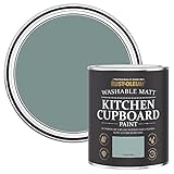 Rust-Oleum Blue Kitchen Cupboard Paint in Matt Finish - Coastal Blue 750ml