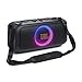 Produktbild JBL Partybox On-The-Go Essential in Schwarz  Tragbarer Party-Lautsprecher mit dynamischen Lichteffekten und kabellosem Mikrofon  Spritzfestes IPX4 Design  6 Stunden Laufzeit