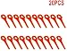 DEMULAX 20/100Pcs, for Abs Blades, for Fuxtec Fx E1RT20 Cordless Grass Trimmer Durable, for Blade Lawn Mower Accessories Trimmer Blade Refill Kit (20PCS)