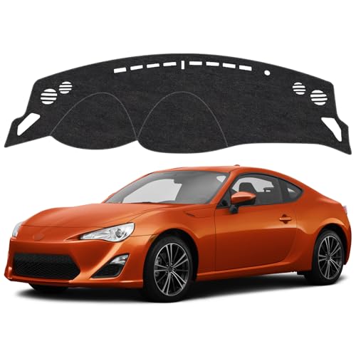 Image of Dash Cover Mat Compatible with Toyota 86 GT86 FT86 and Fit for Scion FR-S and Fit for Subaru BRZ 2013-2016 Dashboard Cover Mat Interior Accessories