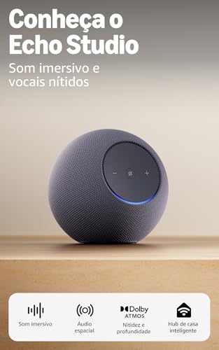 Amazon Echo Studio (Geração mais recente), nosso melhor Echo Stud...