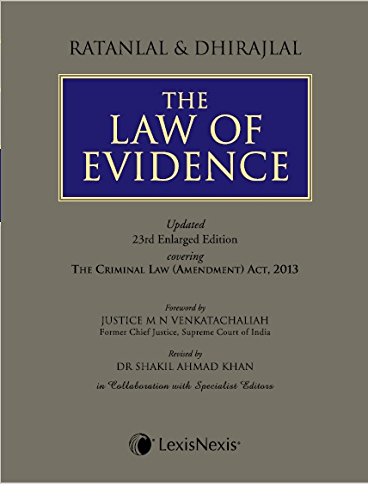 Buy Law of Evidence Updated Book Online at Low Prices in India | Law of ...