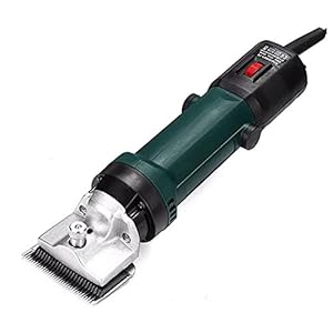 JYCCH Draagbare schaapschaar met 6 snelheden, elektrische scheermachine voor geiten, alpaca’s, lama’s, dikke vacht en zware belasting, haarverzorging voor veedieren, 690 W