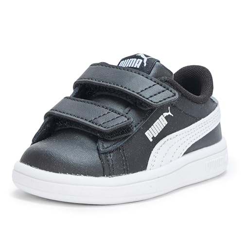 PUMA Smash baskets mode bébé garçon avec semelle souple en caoutchouc