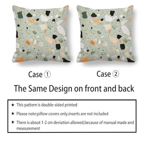 Housse de coussin en lin 80x80 cm impermeable avec impression double face premium - 7