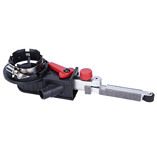 Angle Grinder Belt Sander 3 Working Arm Aluminum Alloy Black 10mm Spindle For Corners Planes Uneven Surfaces With Exquisite Craftsmanship With Materials
