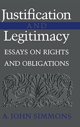 Justification and Legitimacy 0521790166 Book Cover