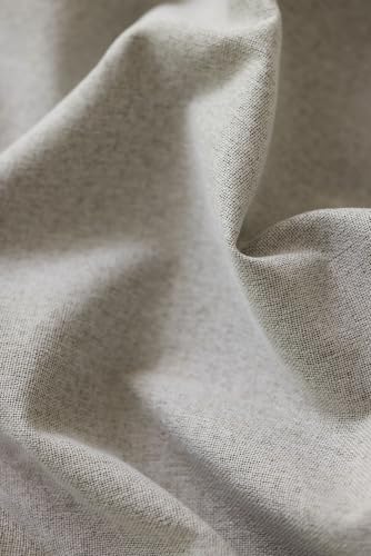 Rideau occultant 100% beige clair 135x250 occultation totale fenêtre - 5