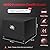 Zettum Fire Pit Cover Square 28 Inch - Outdoor Firepit Cover Heavy Duty & Waterproof, 600D Patio Fire Table Cover Gas Fire Pit Accessories Fit 28" Yaheetech and 28" Ciays Firepit - 28 x 28 x 25 Inch