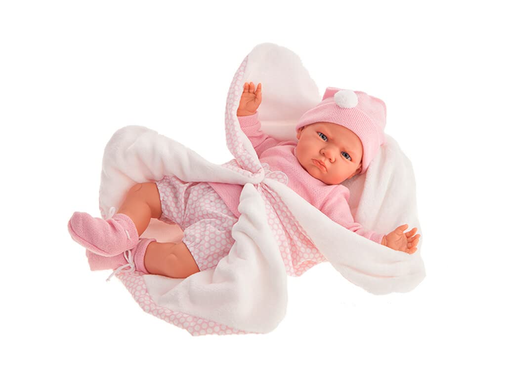 AJR Antonio Juan Berta Dolls with Pink Blanket