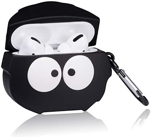 Lupct Elf Ball Compatible with Airpods Pro/Airpods 3 Case Silicone,Cute Cartoon 3D Cool Air pods Design Cover,Fun Fashion Funny Cases for Kids Girls Teens Boys Style Character Skin Keychain Airpod 3