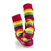 6-12 Months Rainbow Mocc Ons Slipper Socks
