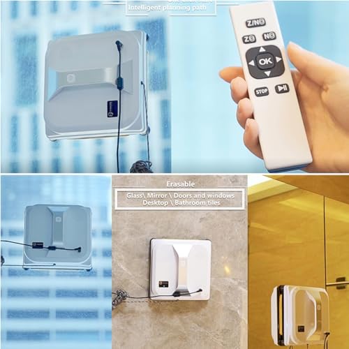 CNAOHGHN Robótica para limpeza de vidros, robô inteligente para limpeza de janelas, limpador de vidr