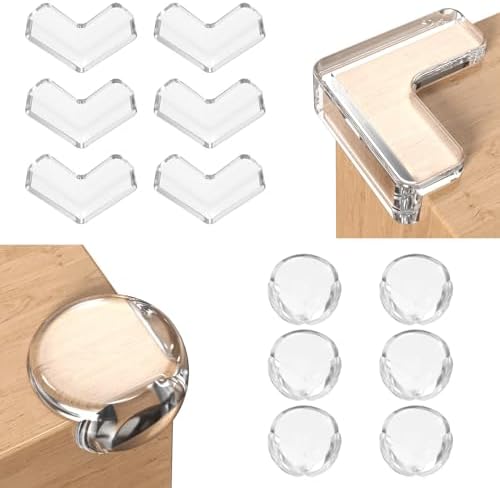 12 Stück Eckenschutz Baby - Transparente Kantenschutz Für Möbel, Selbstklebend
