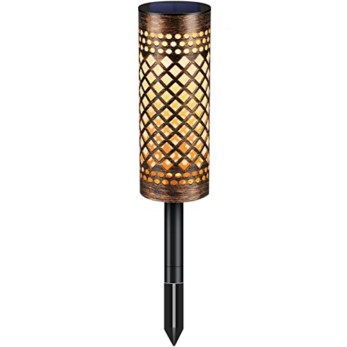 Tomcare Solar Lights Outdoor Metal Upgraded Solar Pathway Lights #TOP26