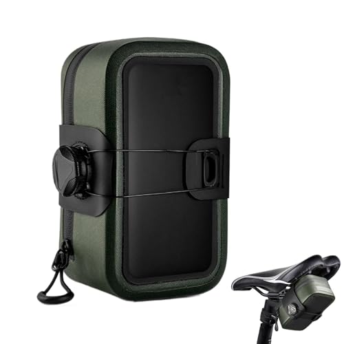 Bolsa de herramientas de sillín para bicicleta con organizador plegable impermeable de viaje