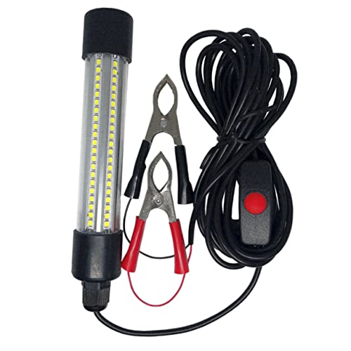 WOONEKY Portable Bass Lure Attracting Light 13w Green Underwater Fishing Light Led for Fresh/Salt Water