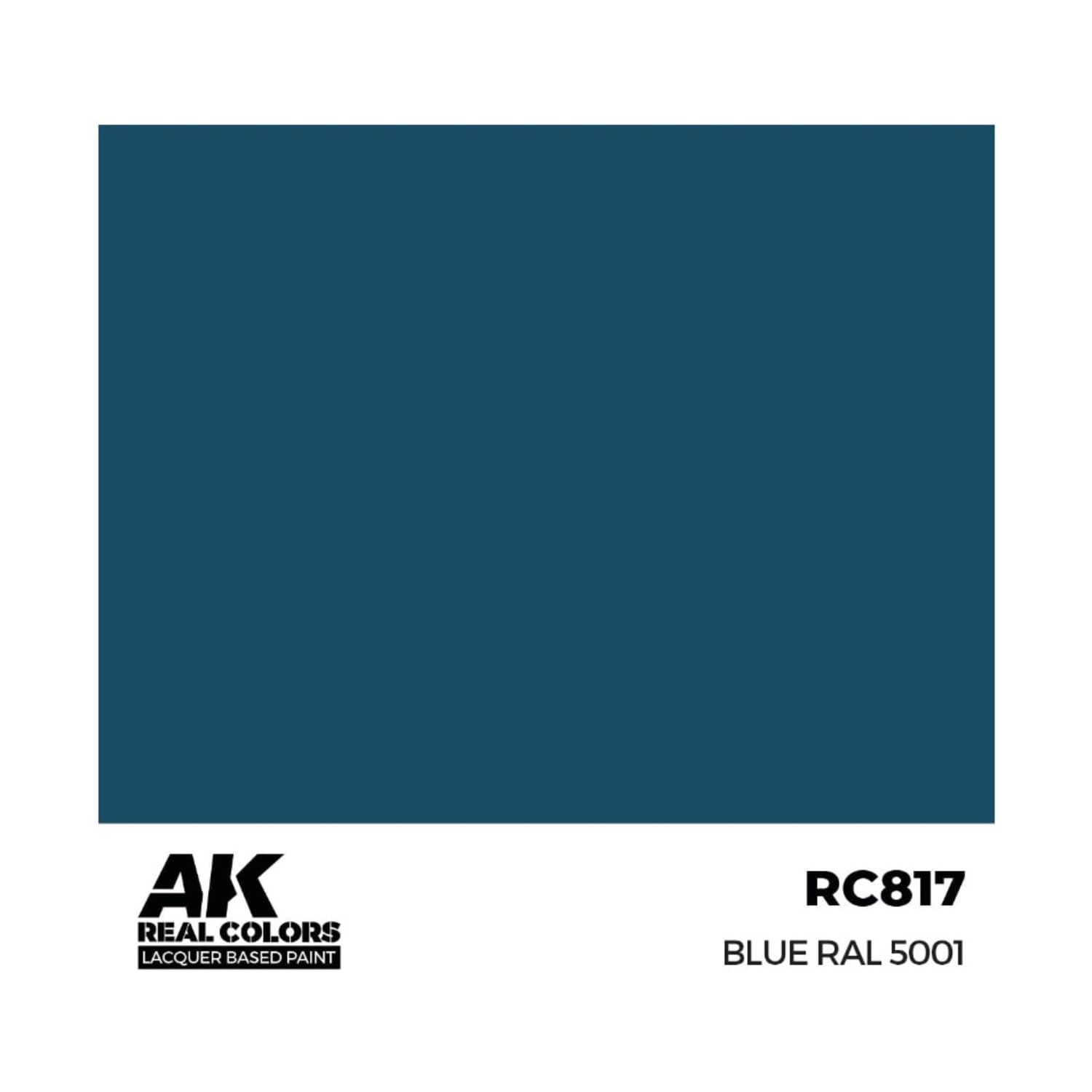 AK Real Colors RC817 Blue RAL 5001 (17ml) (Old RC011)