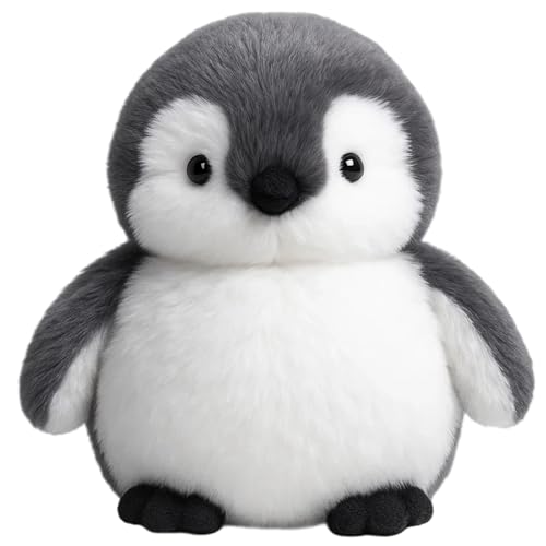 PDirat Pinguin Kuscheltier,Weiches und kuscheliges Stofftier für Kinder 20 cm Größe, idealer Spielbegleiter,Ideal für unterwegs und zu Hause,Geburtstage und Taufe