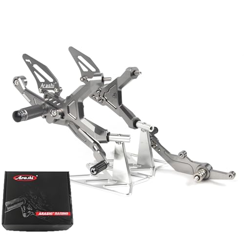 Repose-pieds arrière réglables BMW S1000RR 19-24 et M1000RR en alu gris