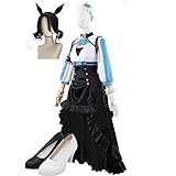 [XhWser] ウマ娘 プリティーダービー メジロラモーヌ コスプレ衣装+ウィッグ(靴別売り) (女 S)