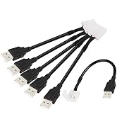 PNGKNYOCN 10 mm USB listwa świetlna LED złącze USB na 2-biegunowe, szerokość 10 mm, bezlutowy pasek świetlny...