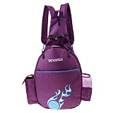 SM SunniMix Tennis Rucksack Damen Herren wasserdichte Tennis Halter Tasche 2, Lila