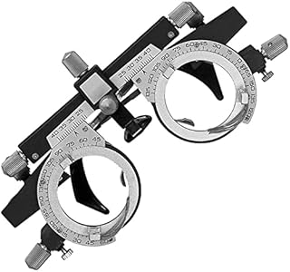 Optometry Optician Trial Lens, Adjustable Trial Frame Optical Frame Eye Optometry Optician for Eyesight Examination in Spectacles Shops, Schools and Enterprises.