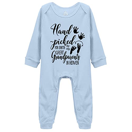 Hand Picked For Earth by My Great Grandparents In Heaven Newborn Onesie Unisex Bodysuit Rompers