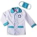 Storybook Wishes Toddler Doctor Coat & Face Mask for Toddler Doctor Costume | Doctor Dress Up for Kids, Doctor Costume for Kids | Blue and White - Size 4-6