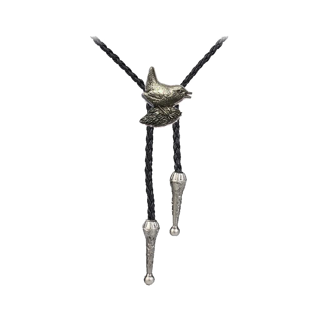 Hand Creations One Size And Colour B6 Wren Pewter Design On A Bolo Necktie