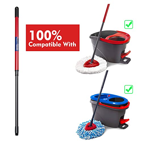 Yurhap Spin Mop Replacement Handle For Oceda, Telescopic Mop Replace Handle From 22 To 48 Inches, Compatible With Triangle Spin Mop Base, Spin Mop Handle For Floor Cleaning #TOP1