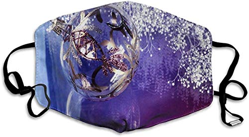 Preisvergleich Produktbild Mundmaske Halbgesichtsmasken Winddichte Maske Anti Wiederverwendbar Komfortable Atmungsaktive Unisex Staubdichte Weihnachtsdekoration Ballonzweige Personalisiert