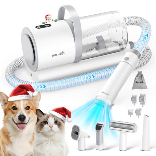 pecute Hundestaubsauger 12000 Pa Super Saugkraft, Profi Haustierpflegeset mit Bürste & 1.5L Staubbehälter, Multifunktionaler Hundeschermaschine Hund Katze mit Hunderasierer Pflegewerkzeugen pecute Hundestaubsauger 12000 Pa Super Saugkraft, Profi Haustierpflegeset mit Bürste & 1.5L Staubbehälter, Multifunktionaler Hundeschermaschine Hund Katze mit Hunderasierer Pflegewerkzeugen