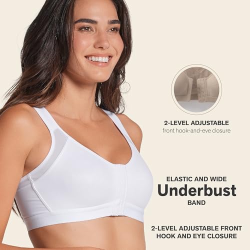 Image of Leonisa Multi-Functional - Posture Corrector Bra Wireless Front Closure Bra for Women Full Coverage