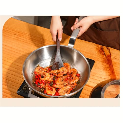 Wok sin recubrimiento antiadherente para cocina inductora miniatura 2