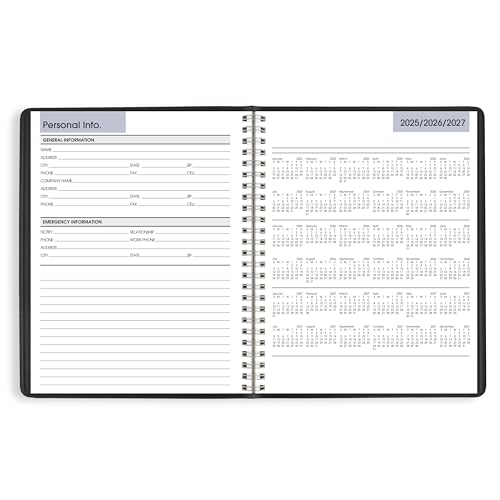 Image of AT-A-GLANCE 2026 Planner, Weekly, 7 inch x 8-3 /4 inch, Medium, Column-Style, DayMinder, Black (G5900026)