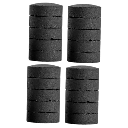 Toyvian 2 Series Carbón De Barbacoa Carbón Activado Parrilla Cámping Briquetas Suministros para Acampar Barbacoa De Carbón para Acampar Parilla Estufa De Carbón De Madera Negro 10 Piezas*2