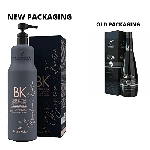 Ecosmetics Progressive Brazilian Keratin Delux Faster Straight Hair Professional Use 1L/33.8fl.oz