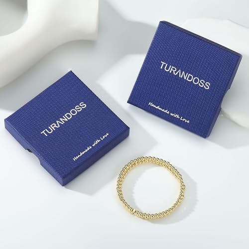Turandoss Initial Bracelets for Women Letter A Charm Stretch Bracelet by Turandoss - Used condition - Image 7