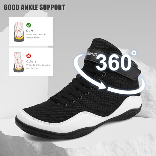 Kids Wrestling Shoes Youth Boys Girls Boxing Shoe Lightweight Breathable Non Slip4