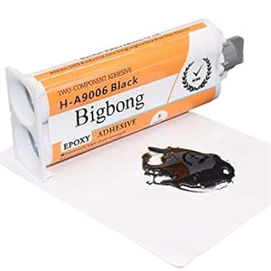 Bigbong 50ml 1:1 Black Epoxy Resin AB Glue Curing Time 5 Minutes Epoxy Glue 2-Part Epoxies Epoxy Adhesive for Bonding…