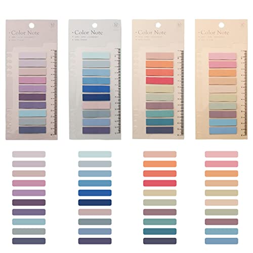 800 Piezas De Etiquetas De Notas Adhesivas, marcapaginas adhesivos, Etiquetas De íNdice, Etiquetas Adhesivas De Colores Con Regla, Para Marcar PáGinas Y Archivar Archivos De Marcadores Cover
