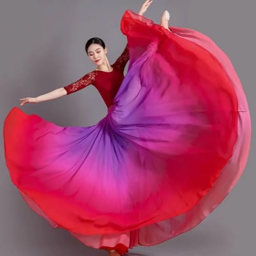 Jupe de danse lyrique fluide pour fêtes et spectacles