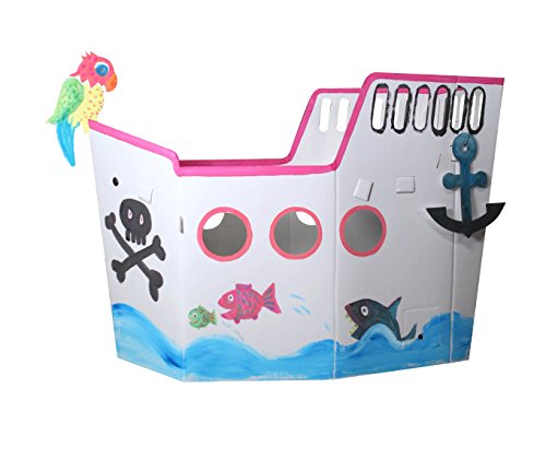 B-Ware - Großes Piratenschiff aus Pappe – Bild 4