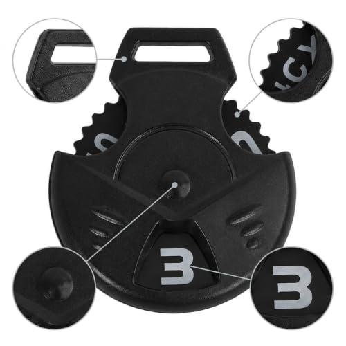 Etiquetas numeradas para cabezas de palos de golf con fundas compactas de PP duradero 2