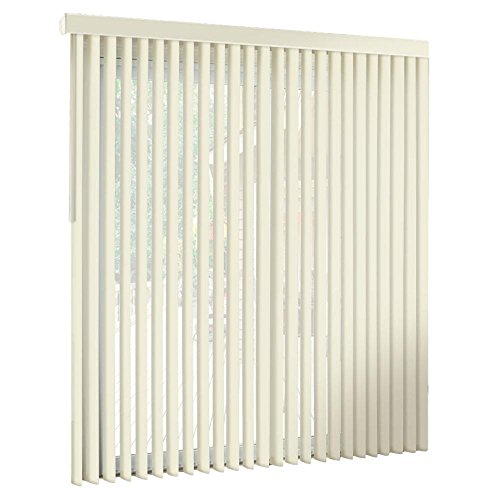 Spotblinds Off White-Cordless-Custom-Made, Premium Pvc Vertical Blinds-Assembled In The Us-Exact Width & Length From 67” Wide To 68” Long. Receive A (84" W X 66" L) Vertical Blind. #TOP10