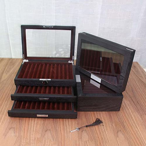 Présentoir à stylo en bois de luxe vitrine 12 emplacements finitions premium - 7