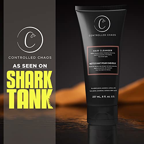 Controlled Chaos As Seen On Shark Tank Bundle Package Of Curl Defining Cream & Hair Shampoo - Curly Hair Products To Control Frizz & Nourish All Hair Types #TOP5