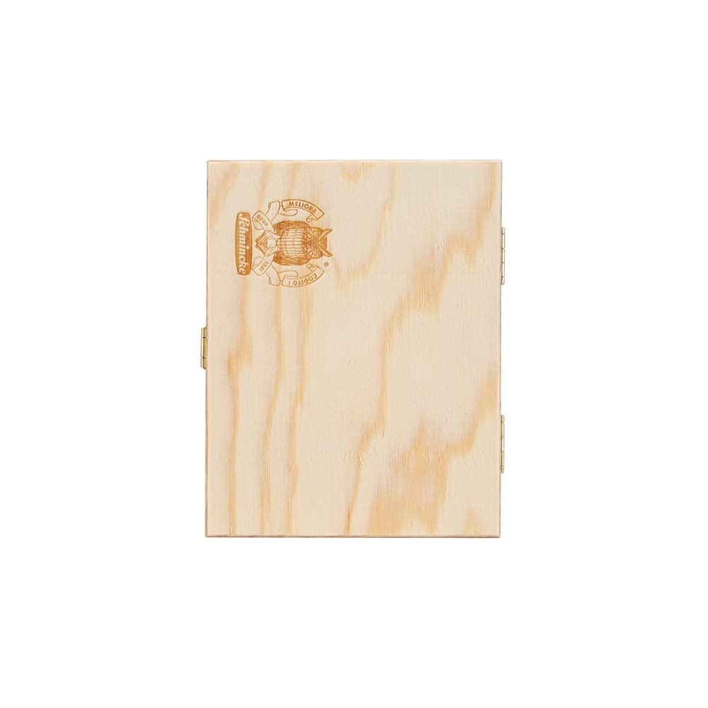 Schmincke - HORADAM® Gouache, 5 Tubes de 15 ML, 727131 097, 10 Teintes de Gouache très Fines dans Un Coffret en Bois, Concentration maximale des pigments, luminosité et Profondeur des Couleurs.